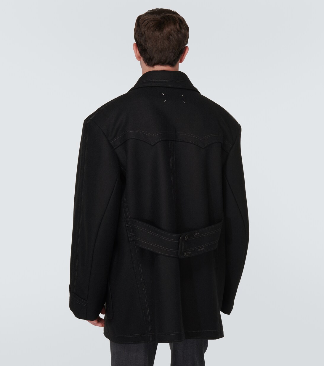Wool-blend peacoat | Maison Margiela