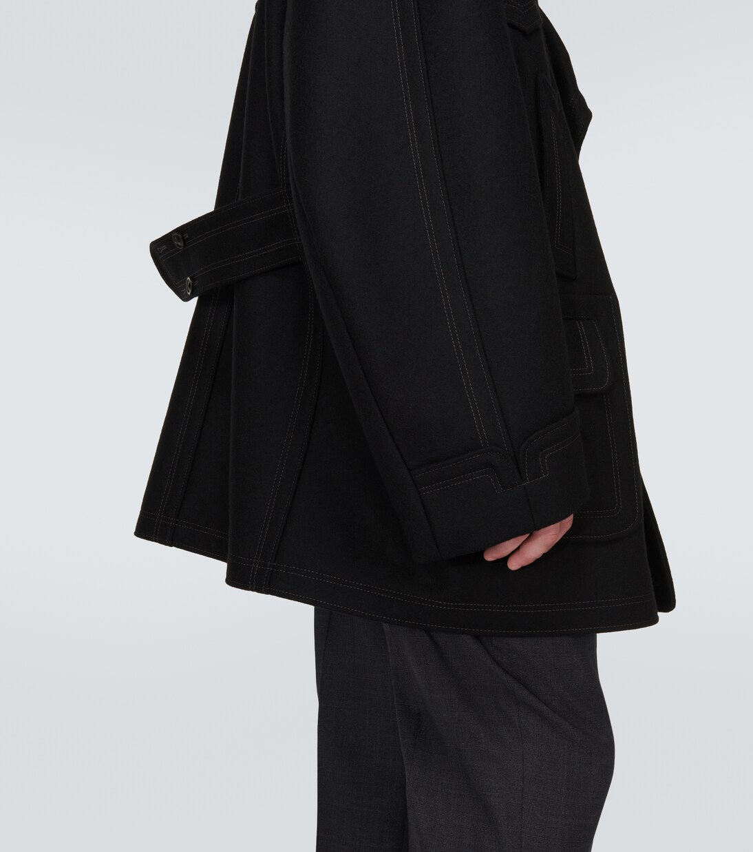 Wool-blend peacoat | Maison Margiela