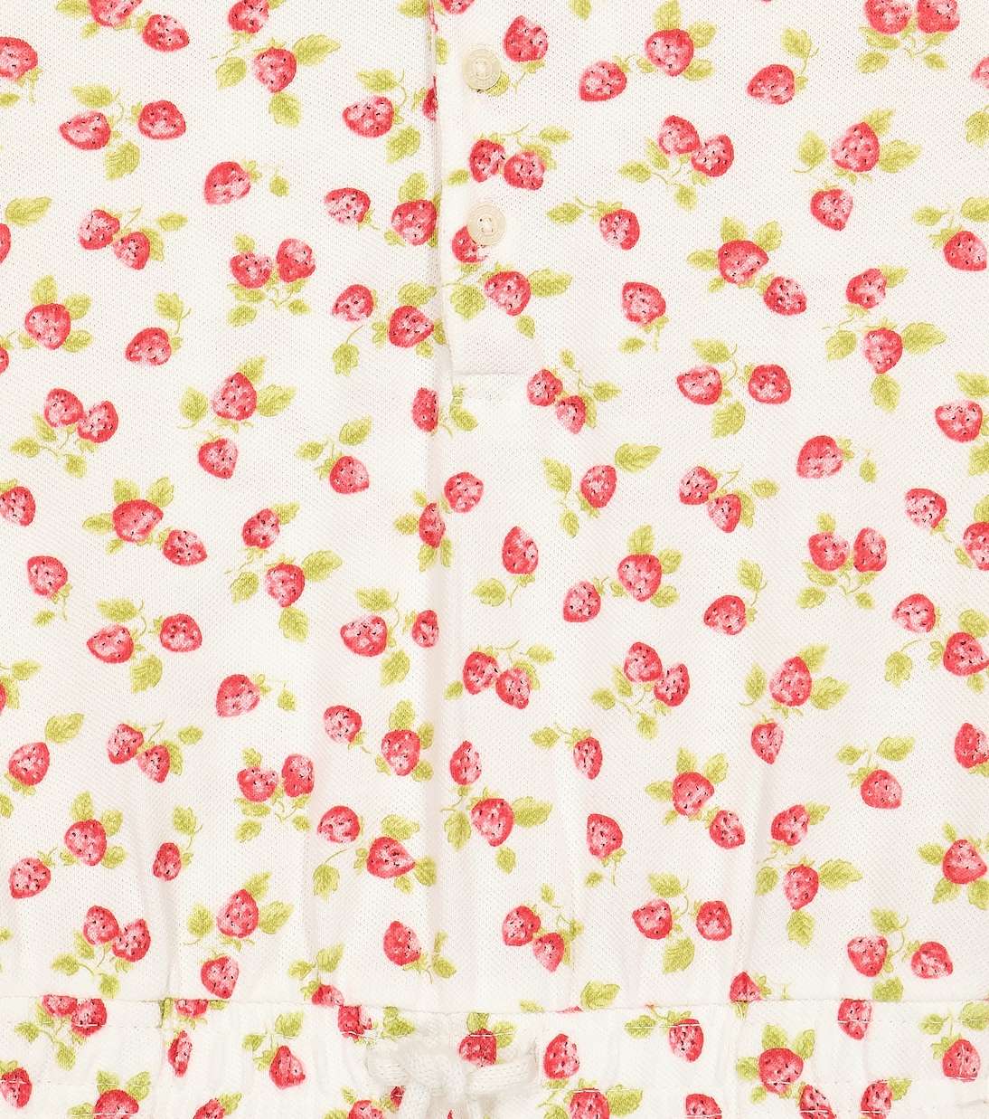 Printed cotton-blend playsuit | Polo Ralph Lauren Kids