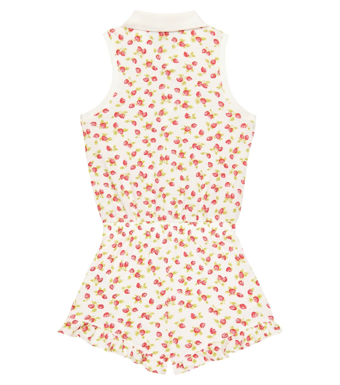 Printed cotton-blend playsuit | Polo Ralph Lauren Kids