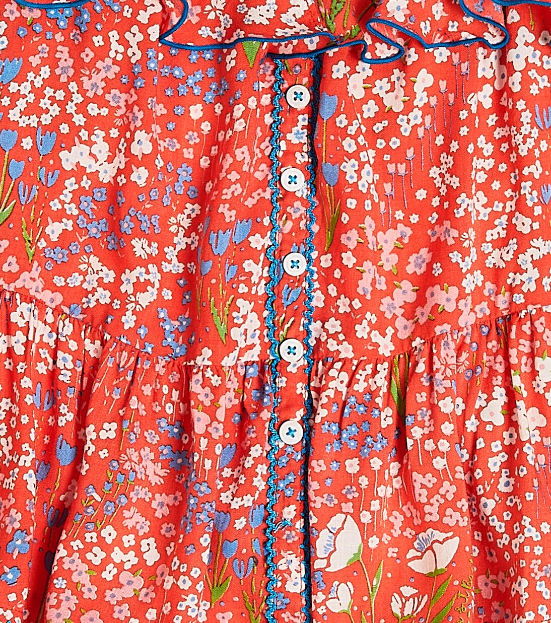 Astra floral top | Poupette St Barth Kids