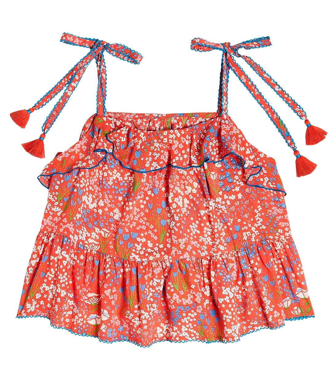 Astra floral top | Poupette St Barth Kids