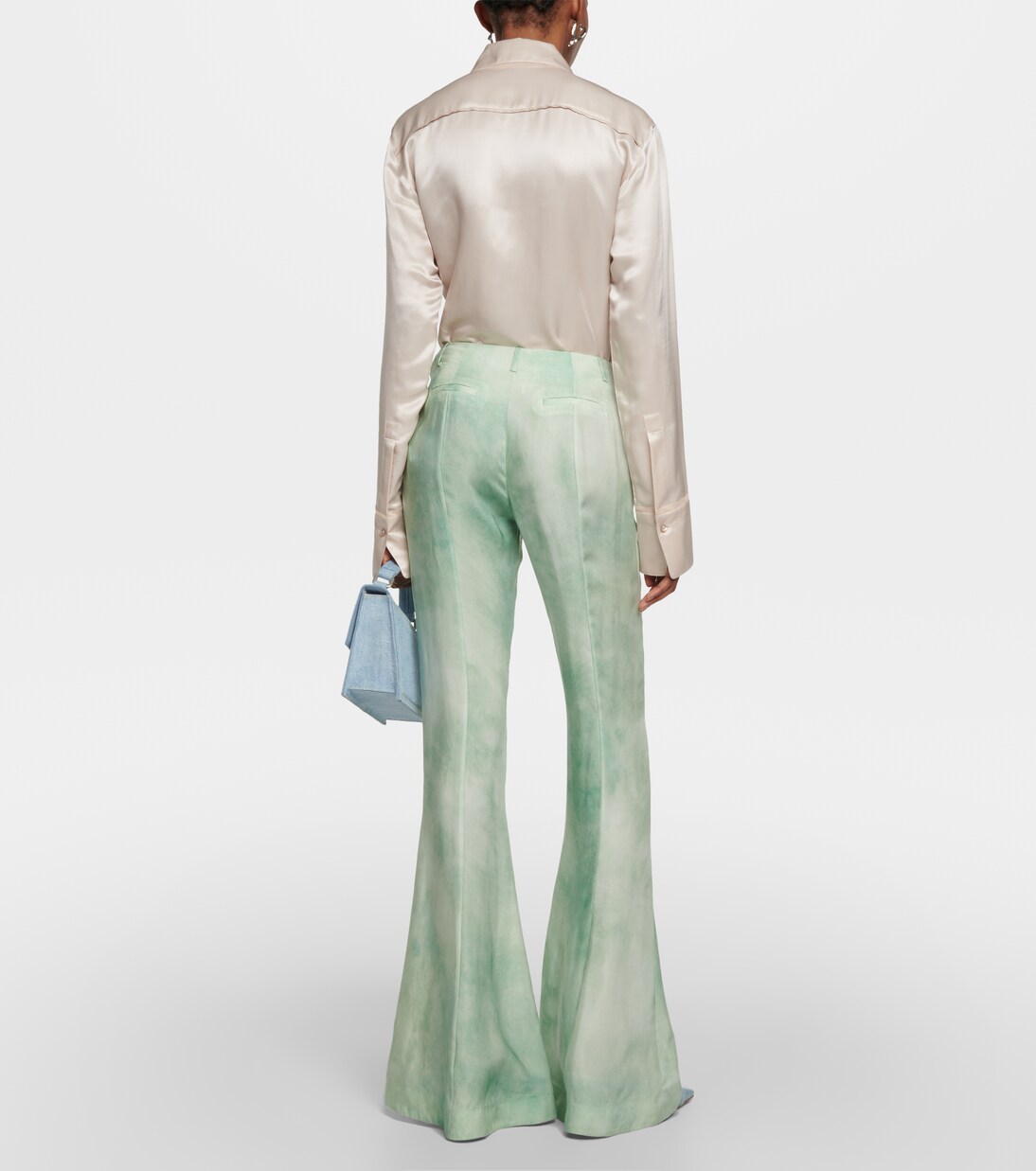 Pantalon évasé à taille mi-haute | Acne Studios