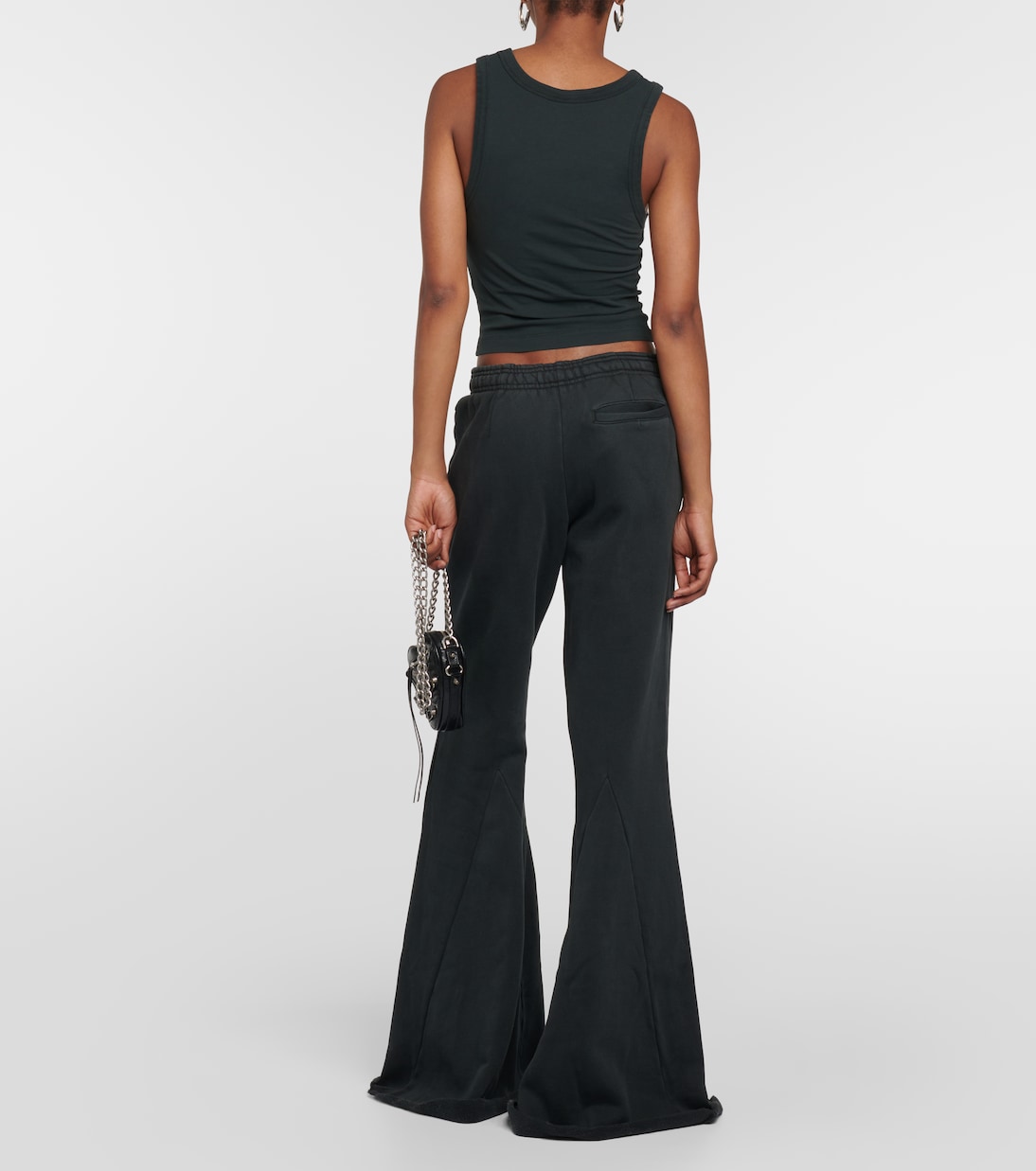 Pantaloni sportivi flared in cotone | Entire Studios