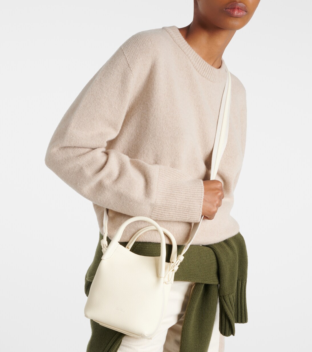 Tote Bag Bale Micro aus Leder | Loro Piana