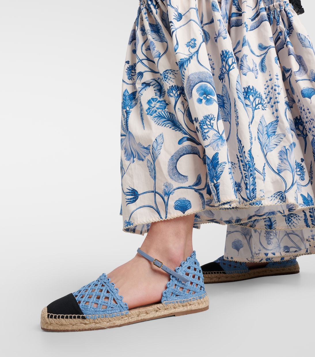 Espadrilles Sunburst aus Raffiabast | Aquazzura