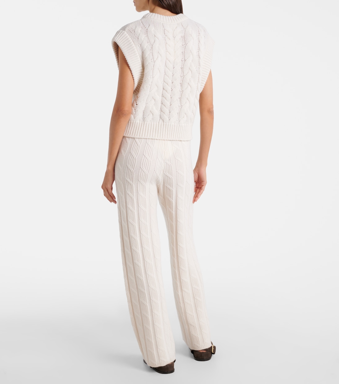 Pull sans manches Hayley en cachemire | Lisa Yang