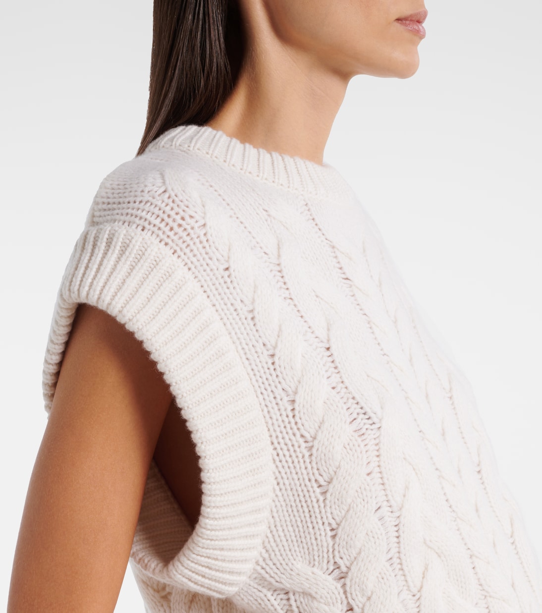 Pull sans manches Hayley en cachemire | Lisa Yang