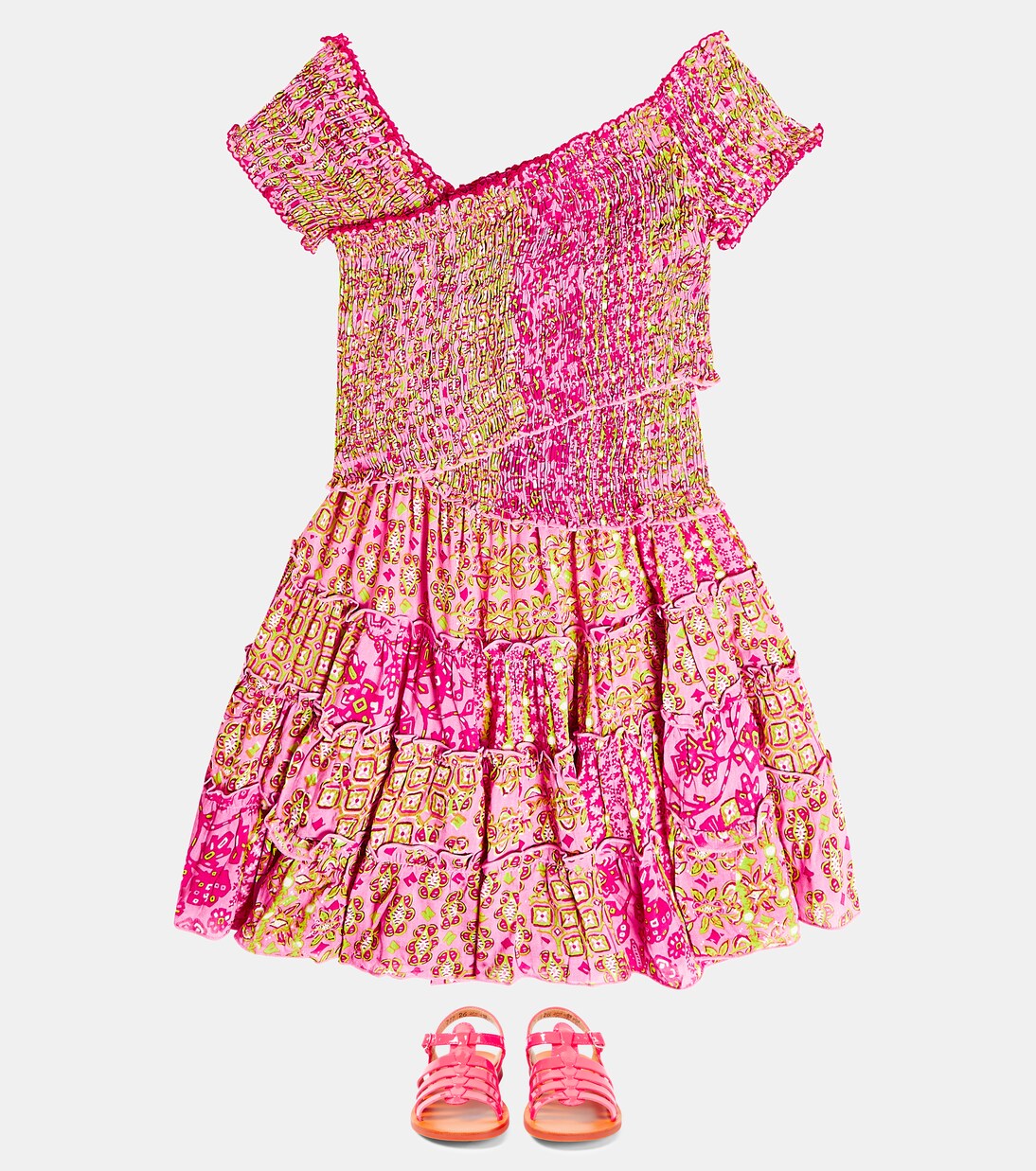 Soledad floral dress | Poupette St Barth Kids