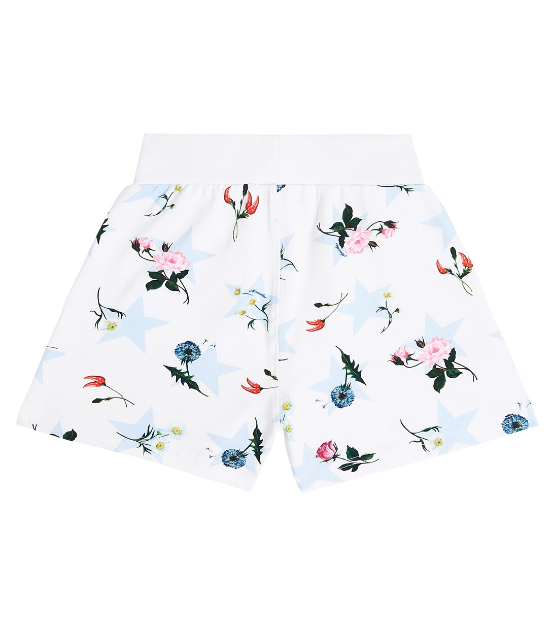 Floral cotton blend shorts | Monnalisa