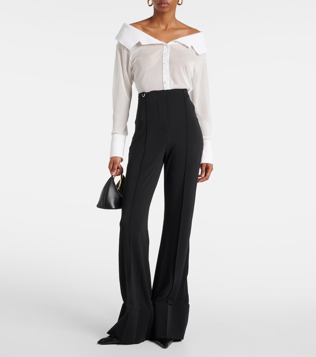 High-Rise-Schlaghose Le Pantalon Apollo | Jacquemus