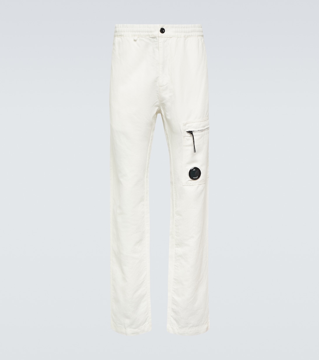 Pantalon droit en coton et lin | C.P. Company