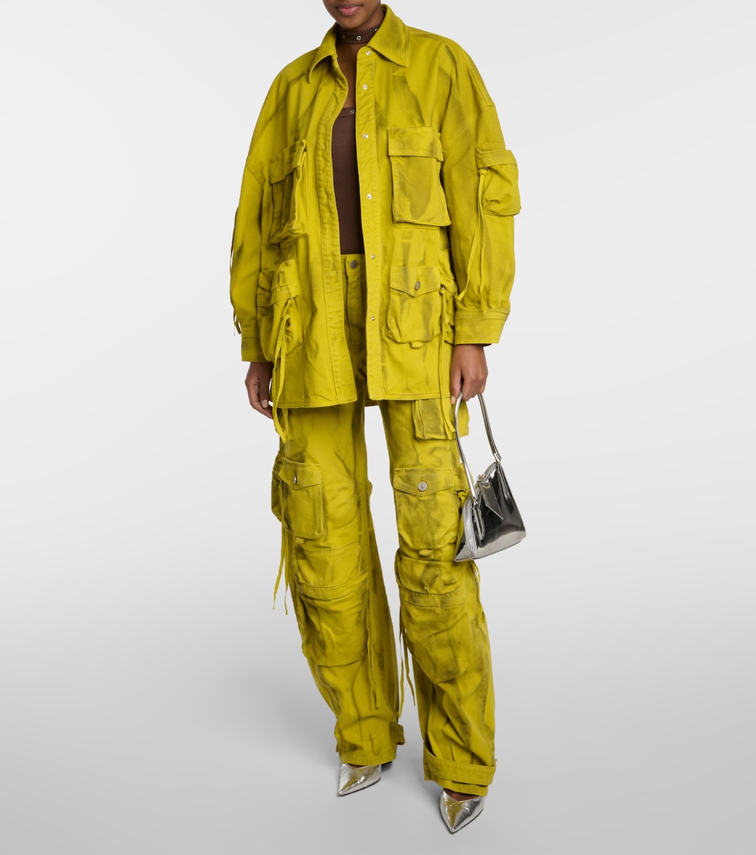 Cargohose Fern aus Denim | The Attico