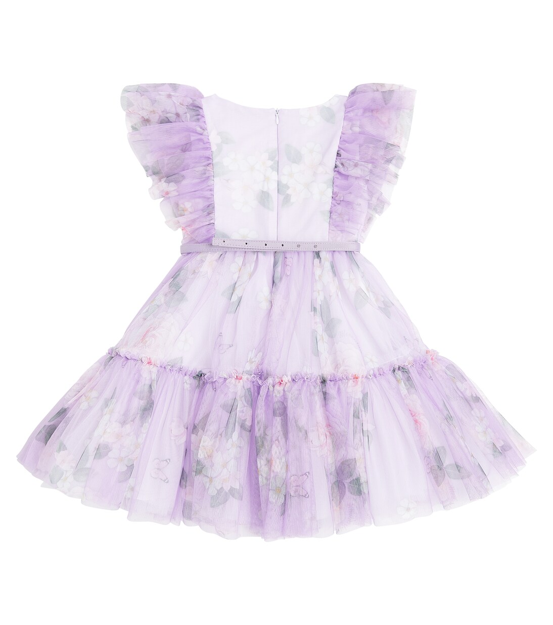 Floral tulle dress | Monnalisa