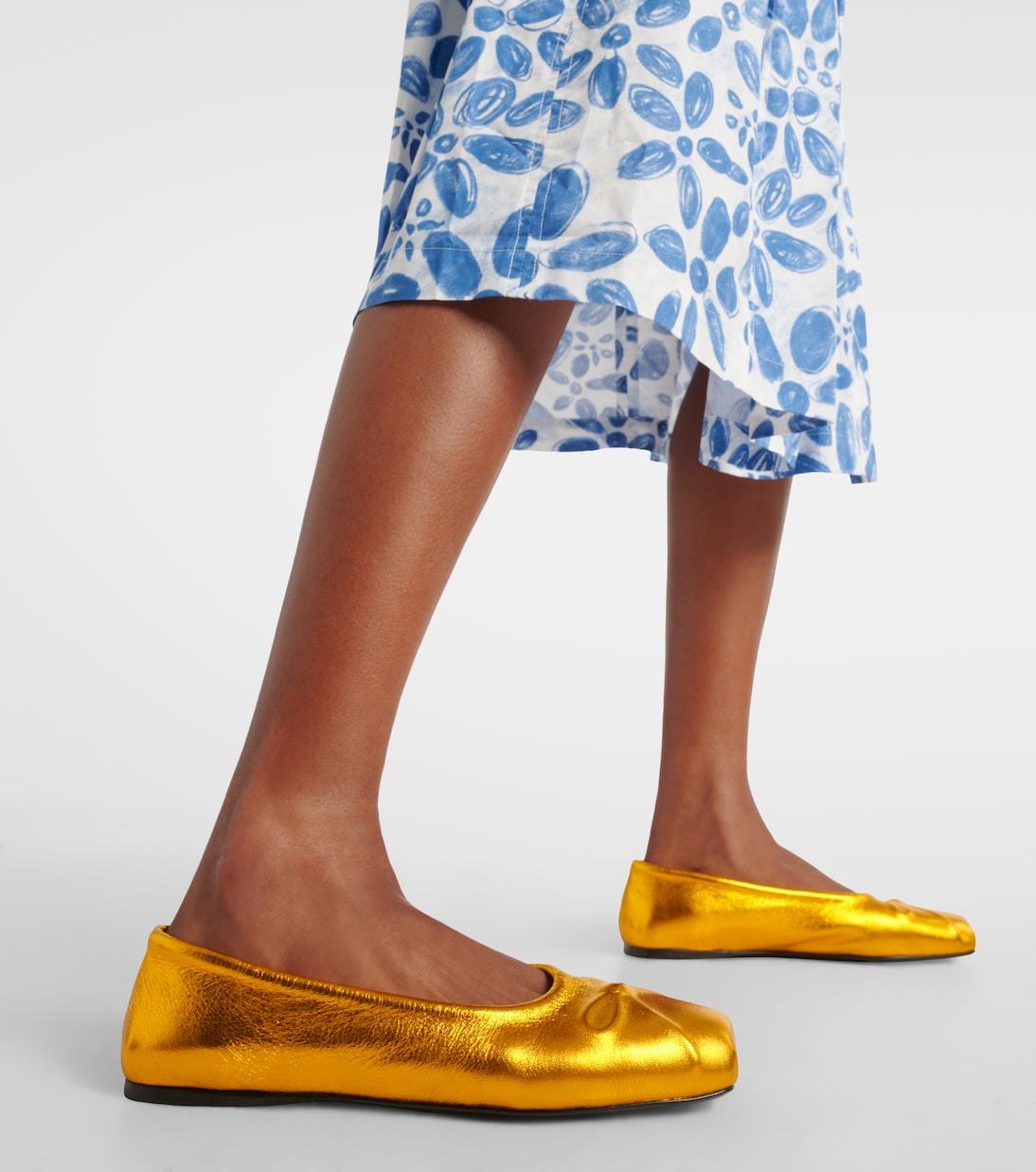 Little Bow leather ballet flats | Marni
