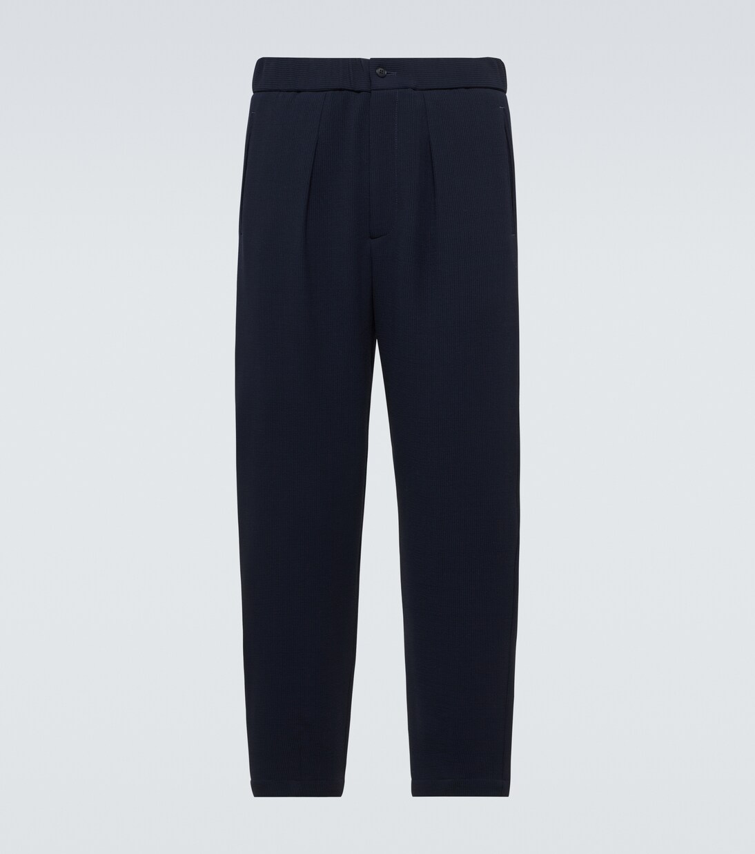 Wool-blend straight pants | Giorgio Armani