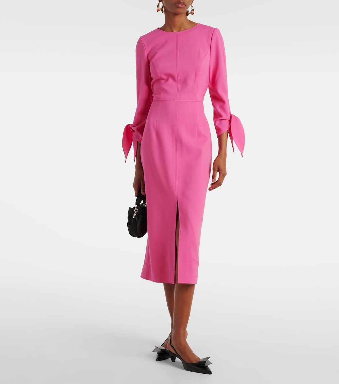 Midikleid aus einem Wollgemisch | Carolina Herrera