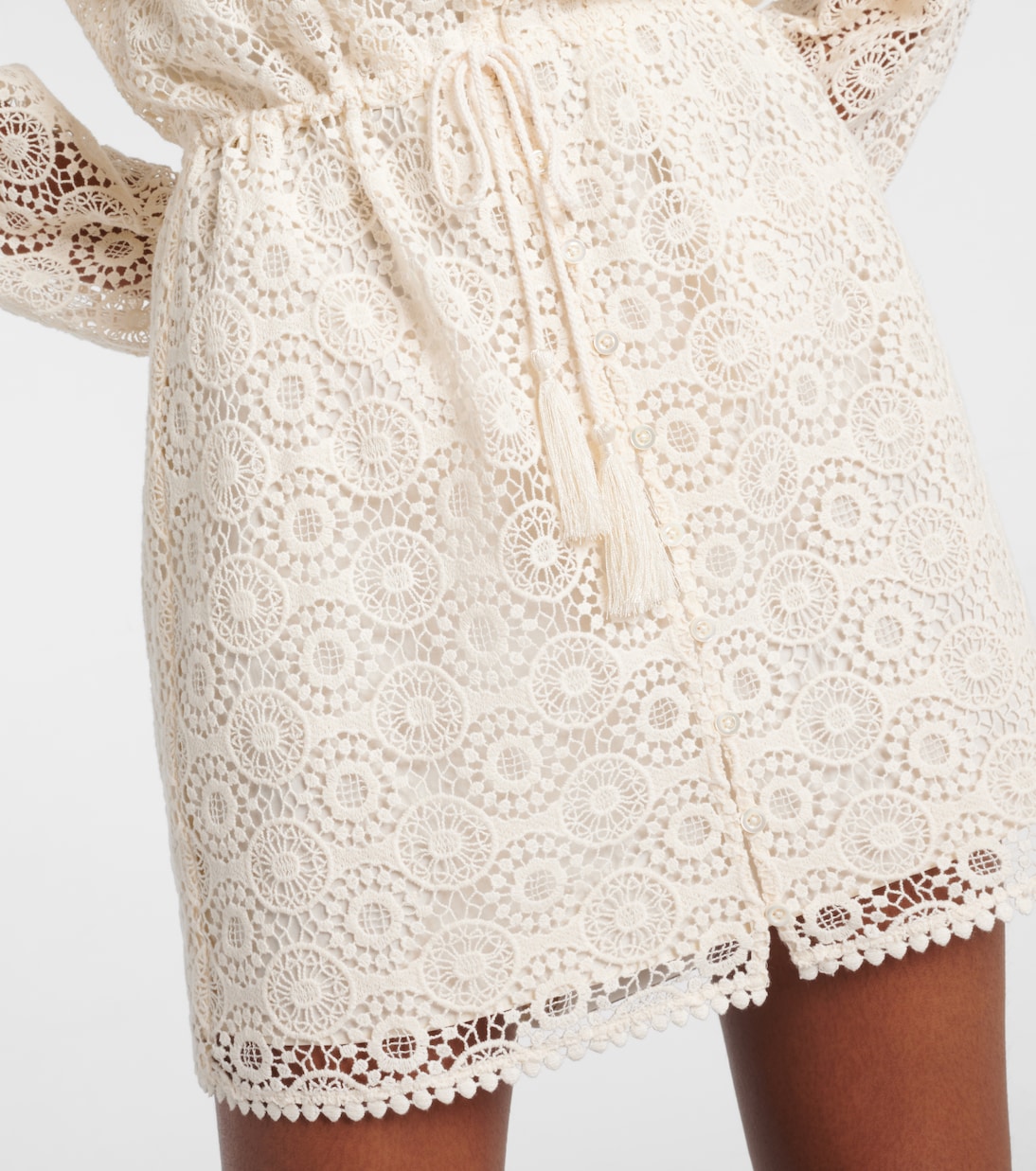 Robe en dentelle de coton | Frame