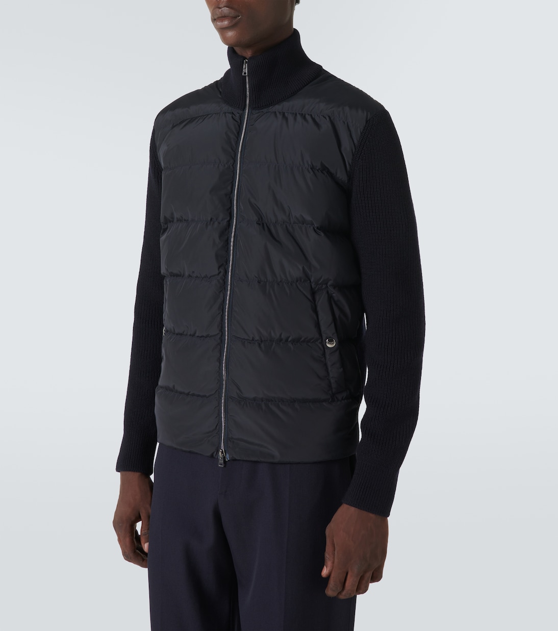 Wool-trimmed down jacket | Herno