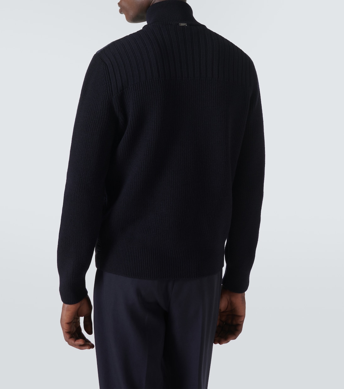 Wool-trimmed down jacket | Herno