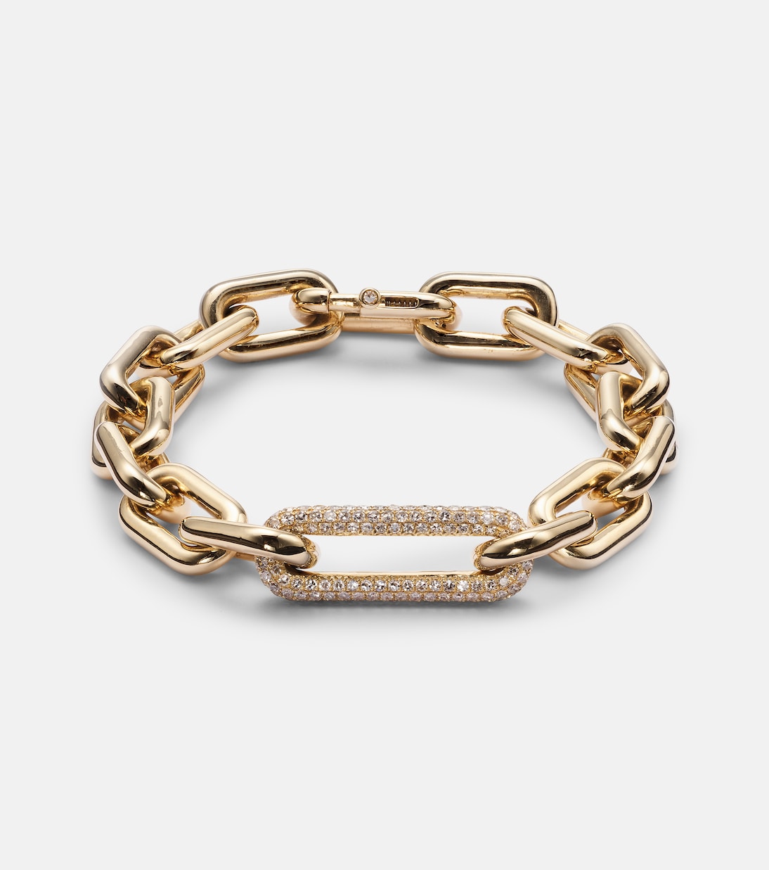 18kt gold bracelet with diamonds | Shay Jewelry