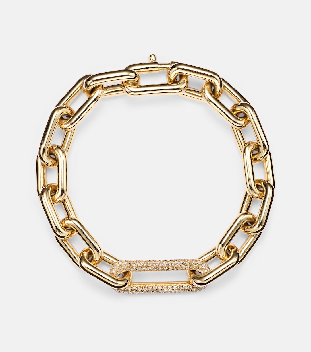 18kt gold bracelet with diamonds | Shay Jewelry