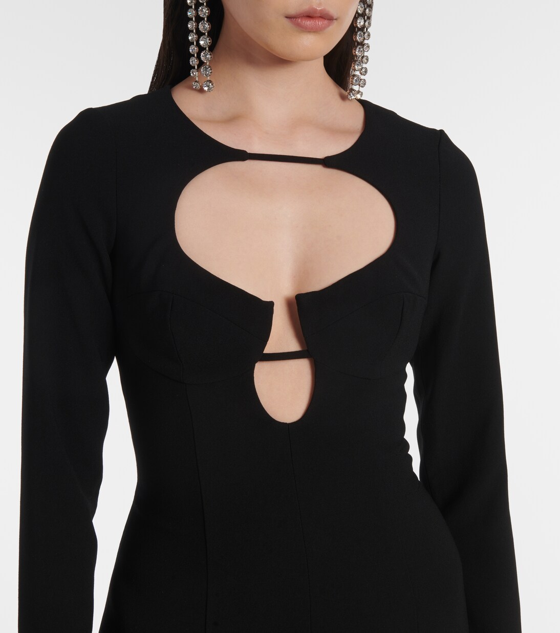 Maxikleid aus Crêpe | Rasario