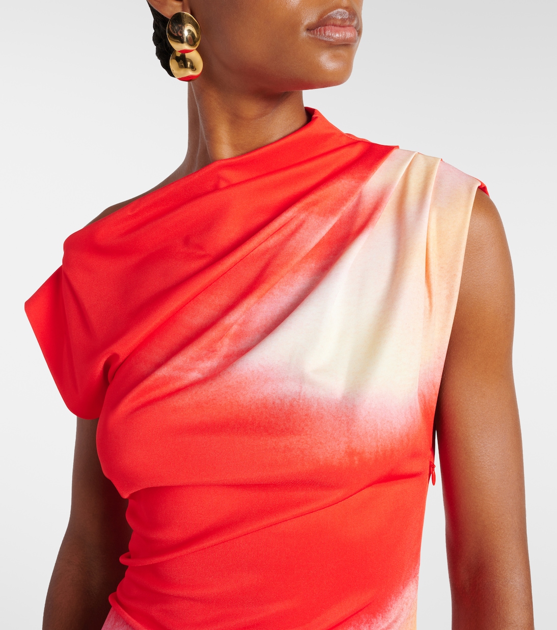 Midikleid aus Jersey | Oscar de la Renta