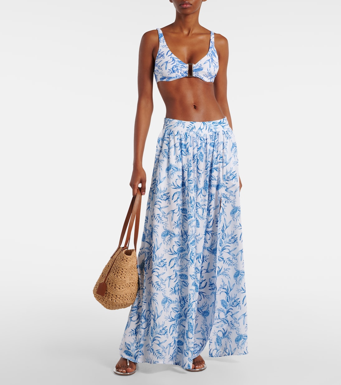 Mira printed maxi skirt | Melissa Odabash