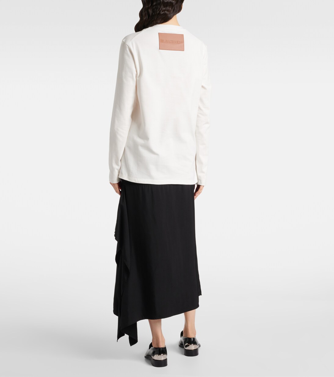 Longsleeve aus Baumwoll-Jersey | Jil Sander