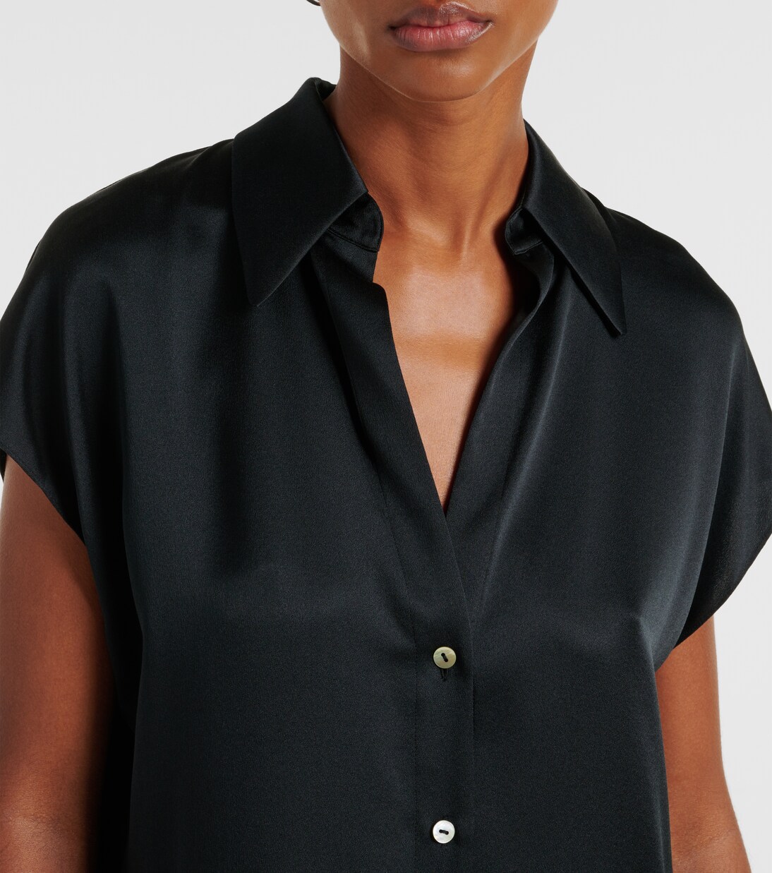 Top aus Seidensatin | Vince