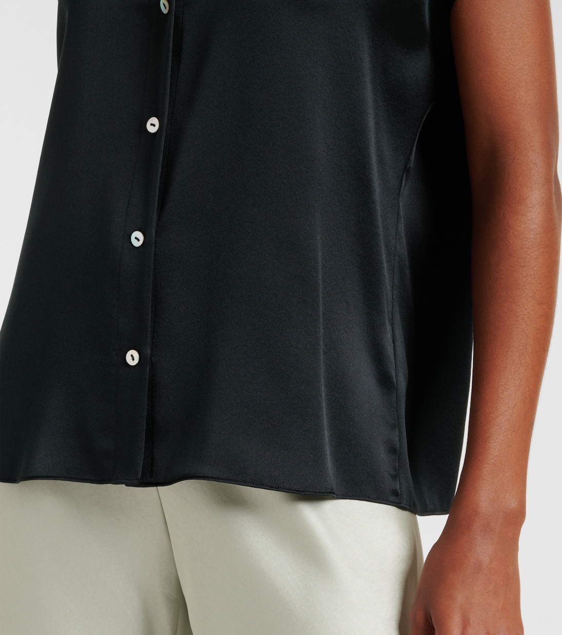 Top aus Seidensatin | Vince