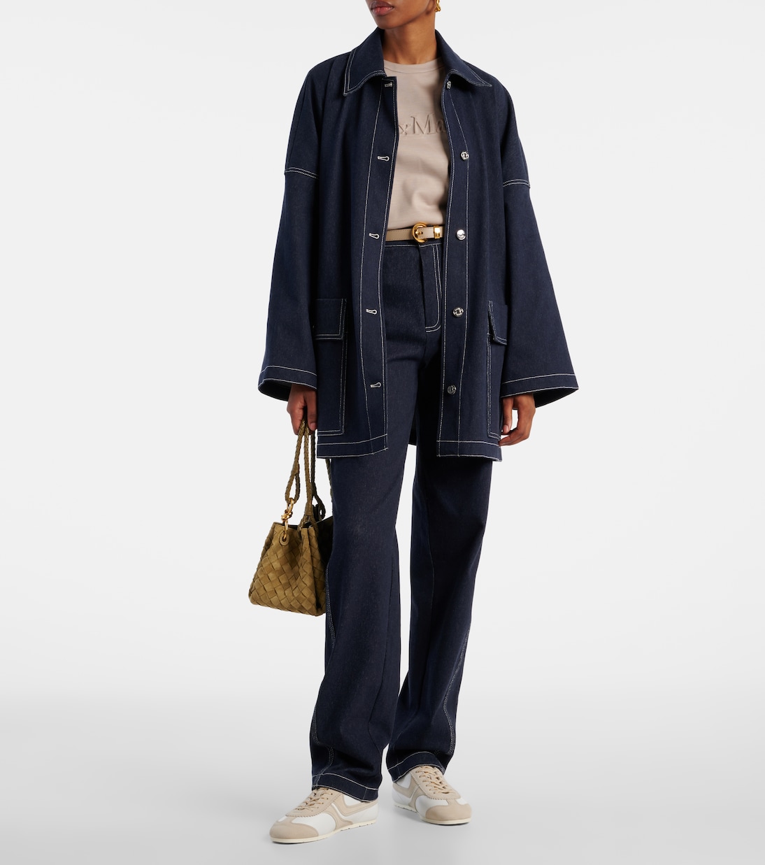 Jeans rectos Zibello de tiro alto | Max Mara