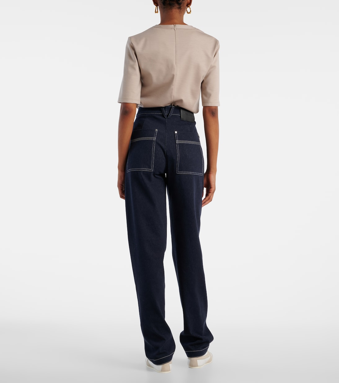 Jeans rectos Zibello de tiro alto | Max Mara