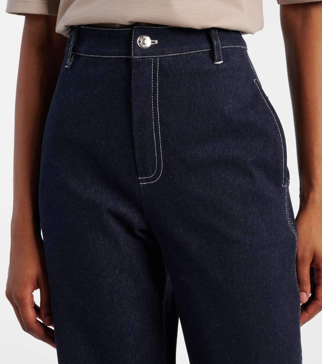 Jeans rectos Zibello de tiro alto | Max Mara