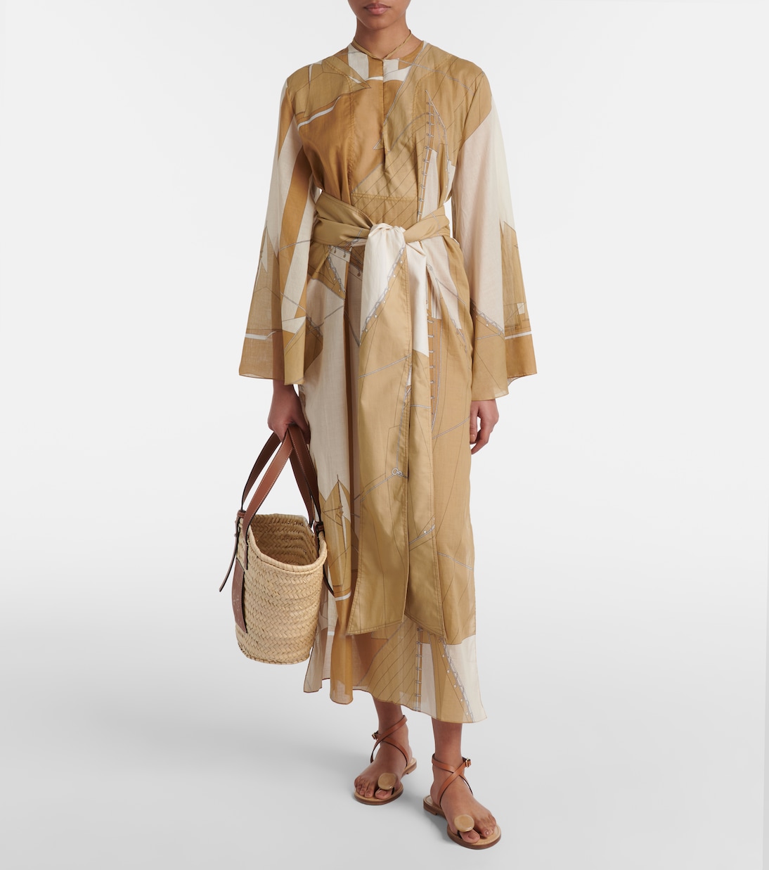 Aqua Cruiser cotton voile kaftan | Johanna Ortiz