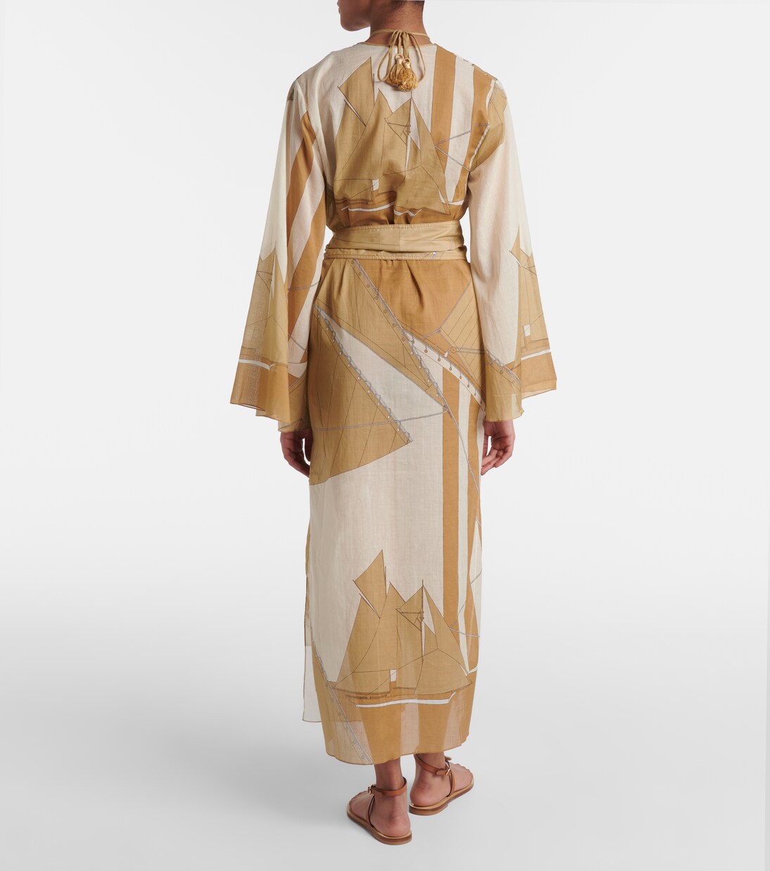 Aqua Cruiser cotton voile kaftan | Johanna Ortiz