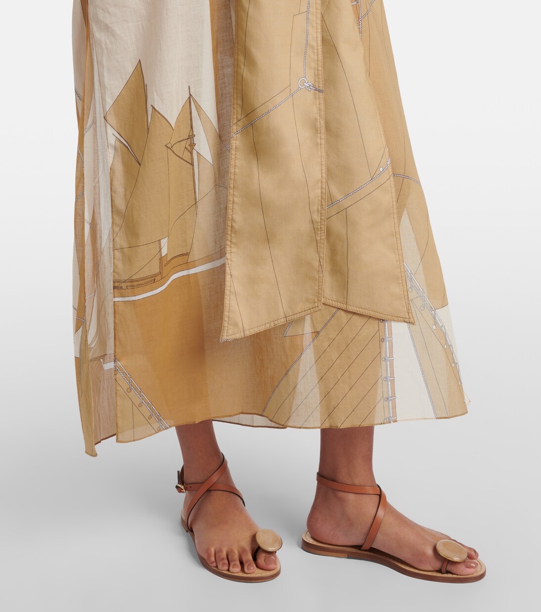 Aqua Cruiser cotton voile kaftan | Johanna Ortiz