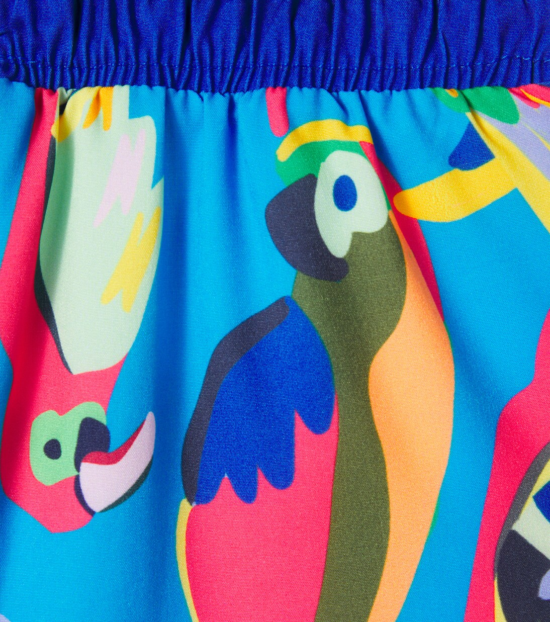 Squawk The Parrot printed swim trunks | Roarsome