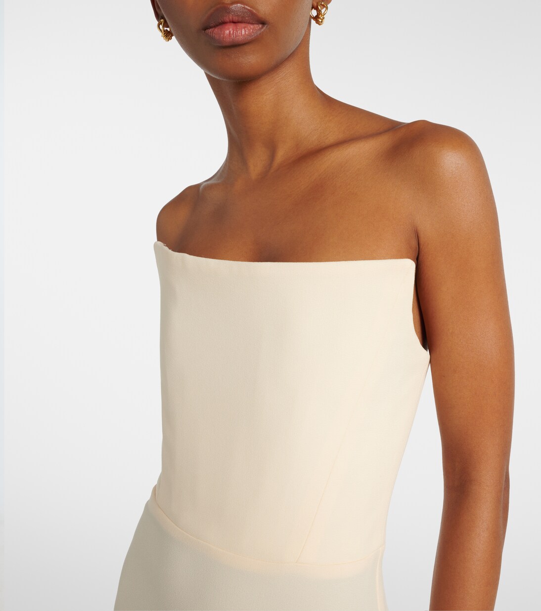 Robe midi en crêpe | Alex Perry