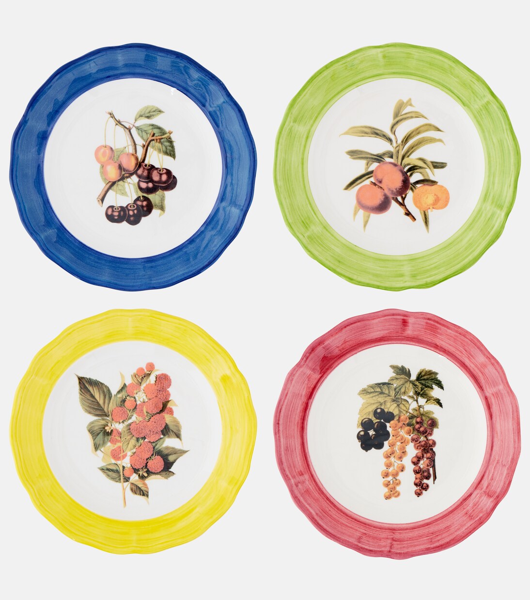 Botanica set of 4 ceramic plates | Les-Ottomans