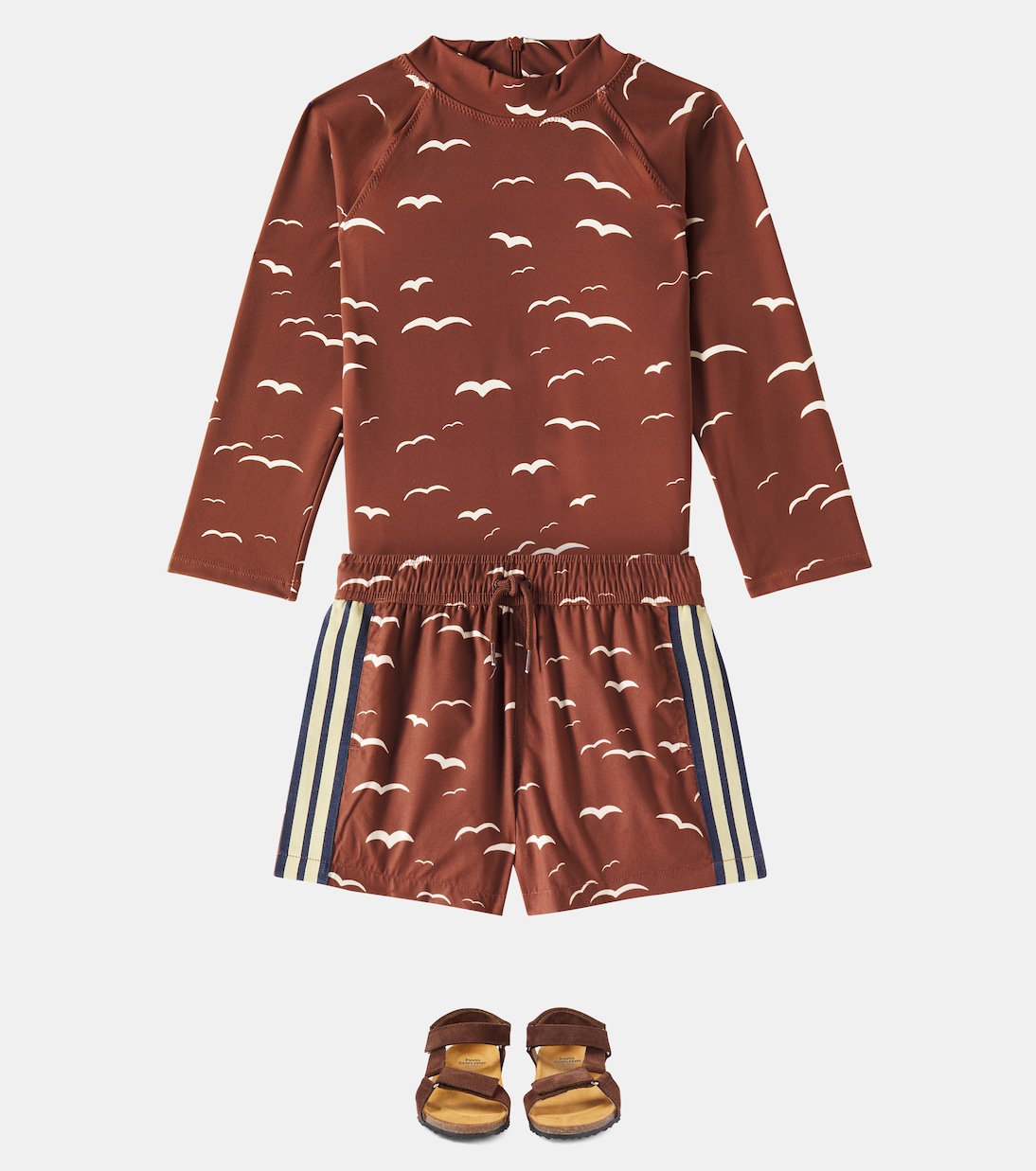 Seagull rashguard top | Mini Rodini