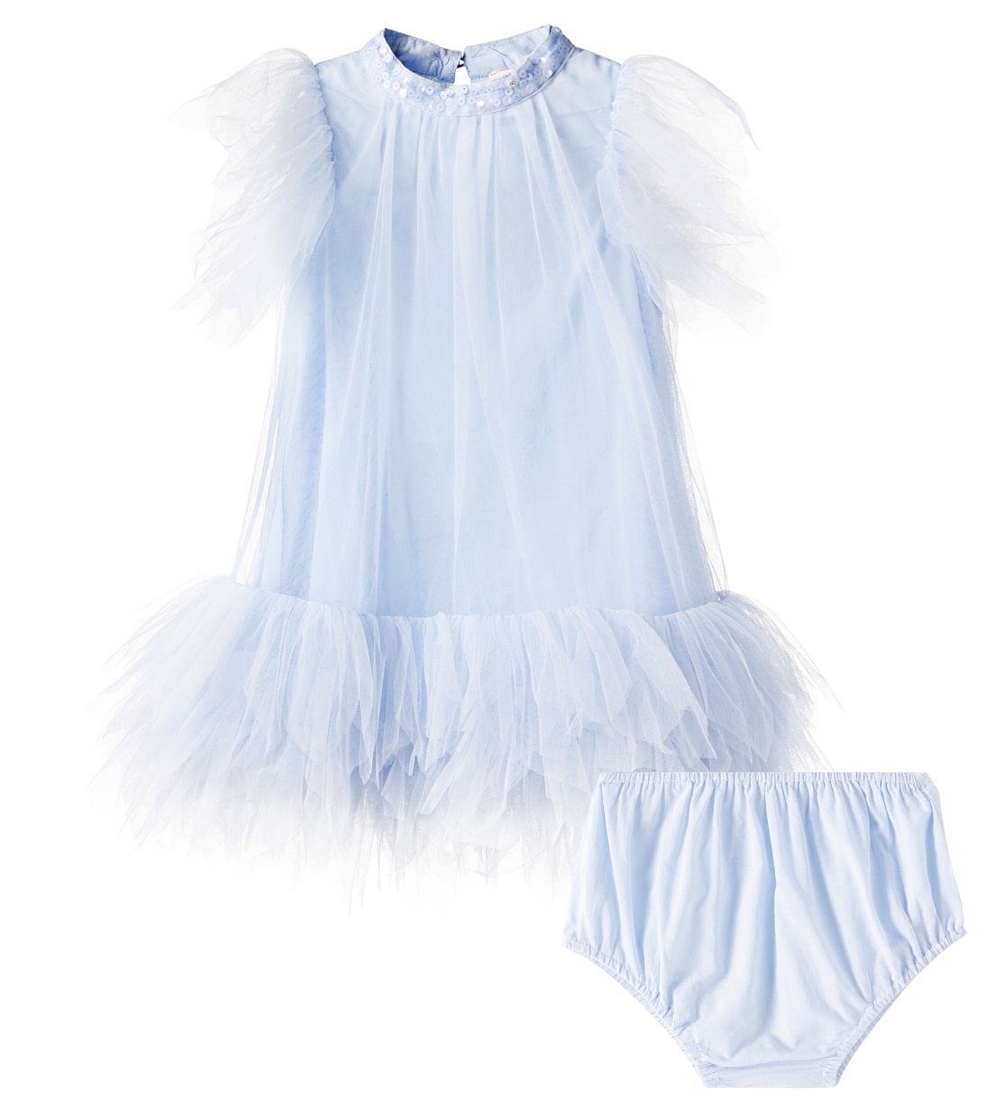 Bebé - vestido Dahlia de tul con volantes | Tutu Du Monde