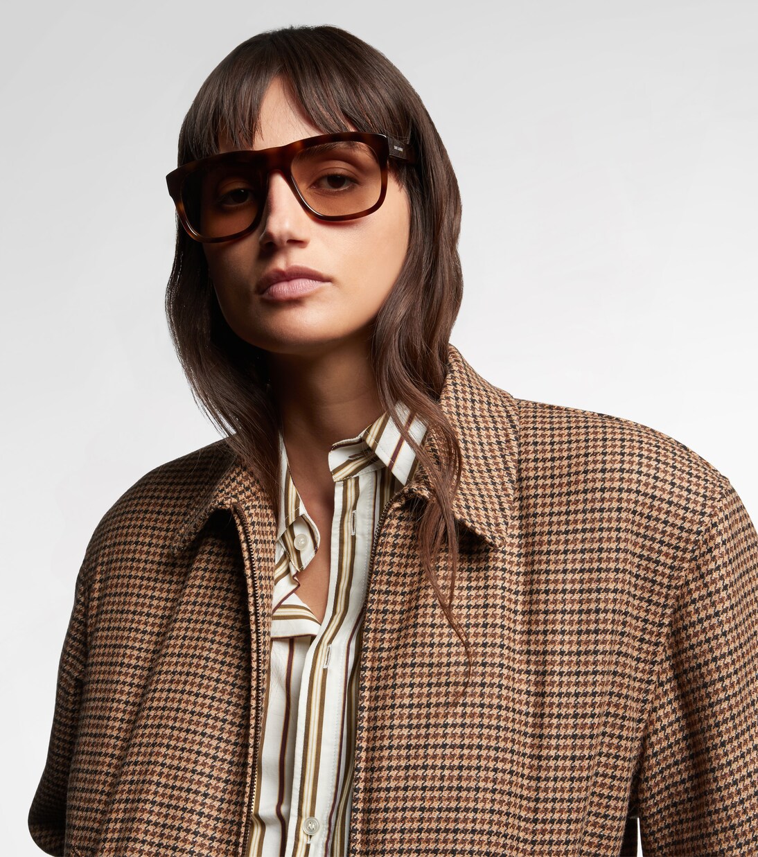 SL 558 square sunglasses | Saint Laurent