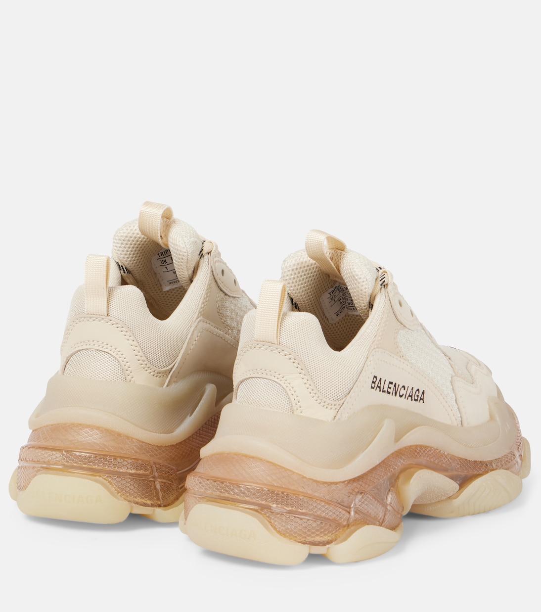 Triple S logo low-top sneakers | Balenciaga