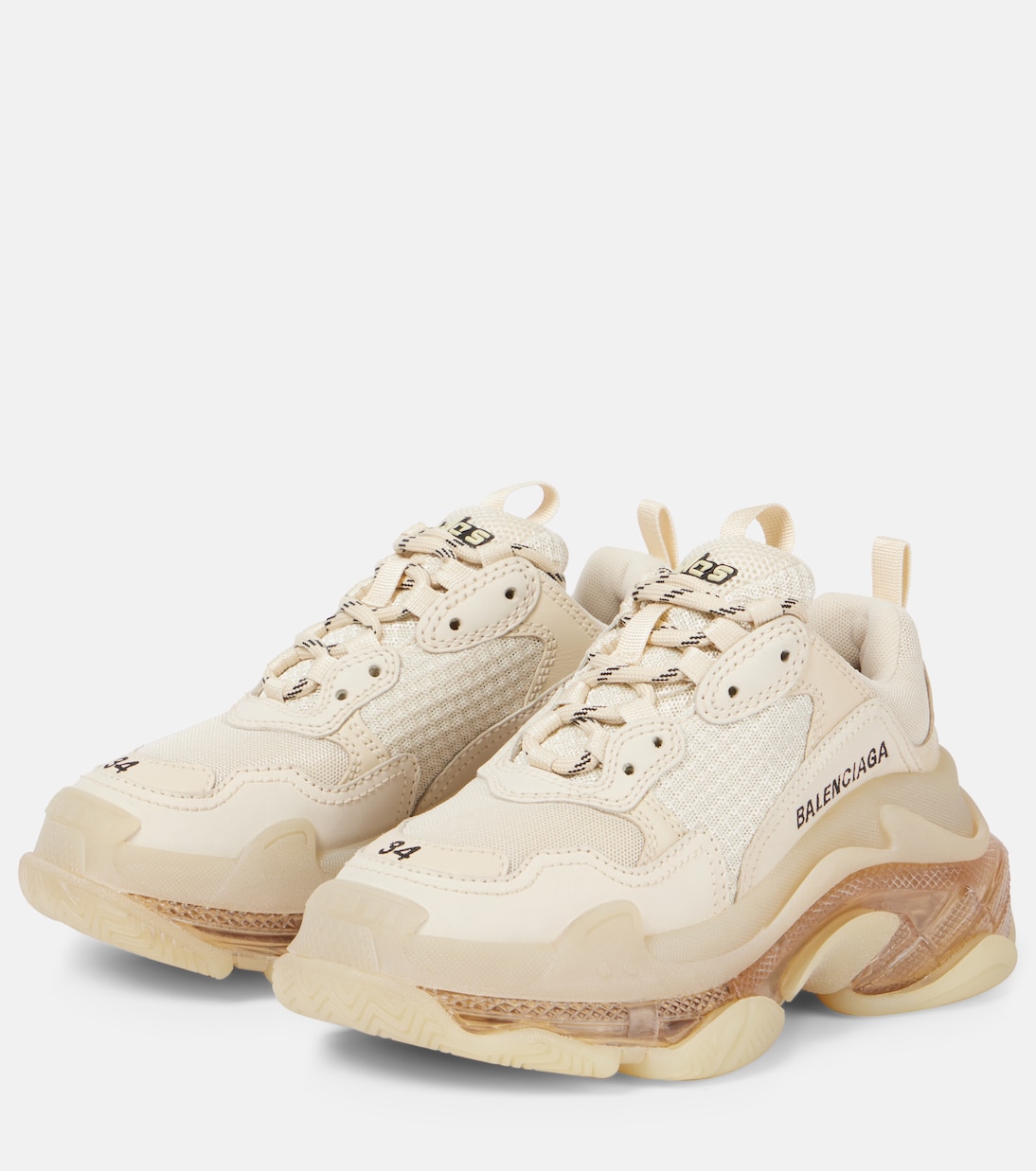 Triple S logo low-top sneakers | Balenciaga