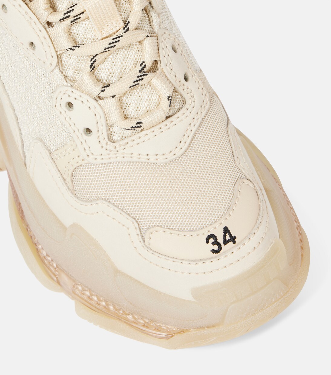 Triple S logo low-top sneakers | Balenciaga