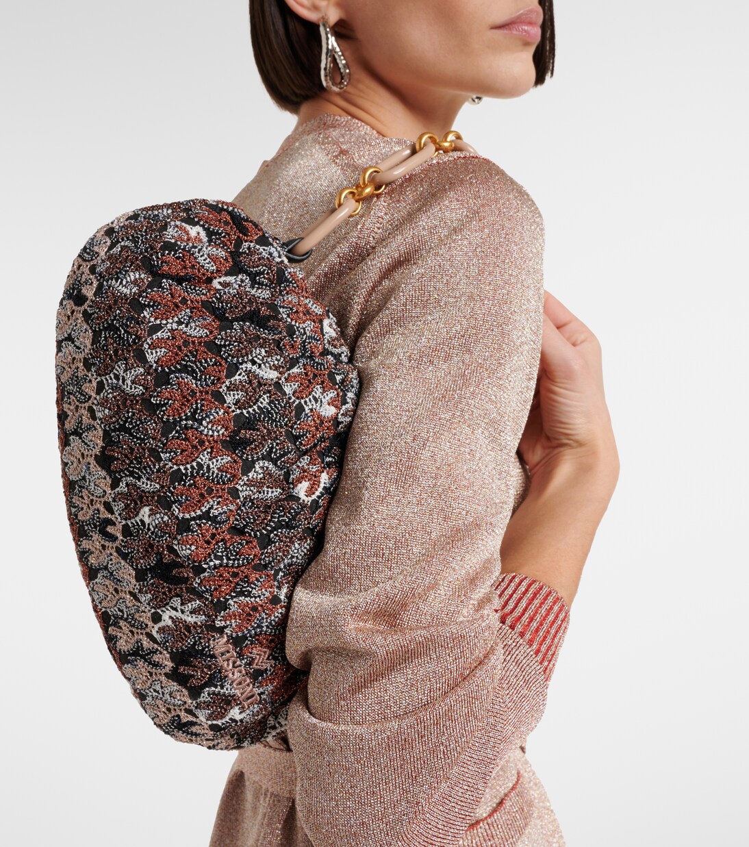 Medium beaded shoulder bag | Missoni