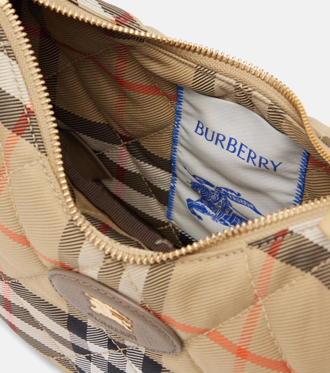 Schultertasche Horseshoe Small Check | Burberry