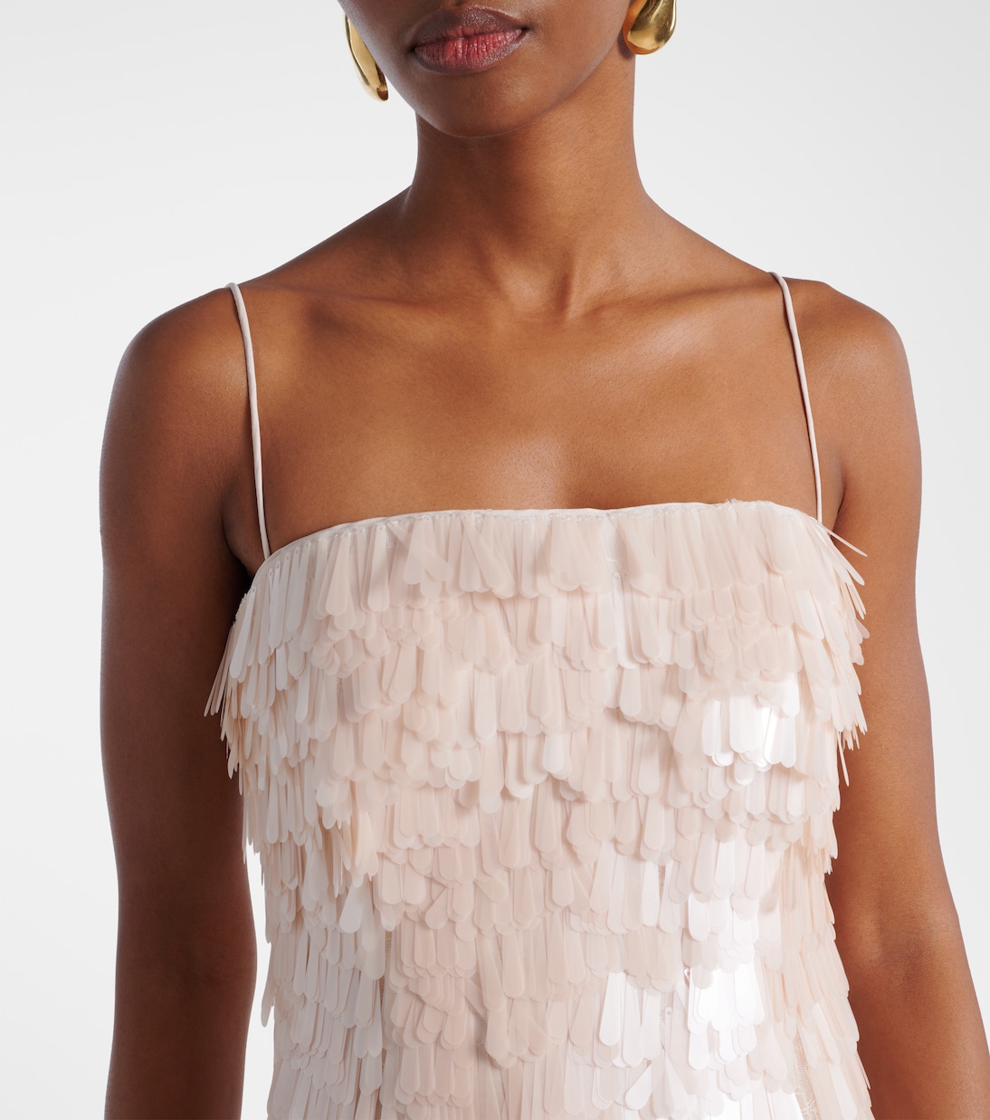 Robe longue Maxine à sequins | Simkhai